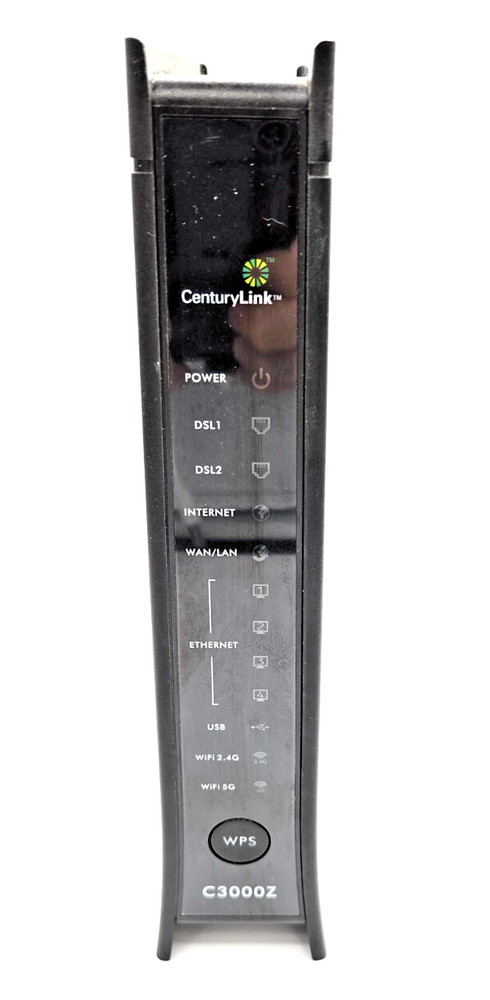 UNTESTED ZyXEL CenturyLink C3000Z Wireless Modem