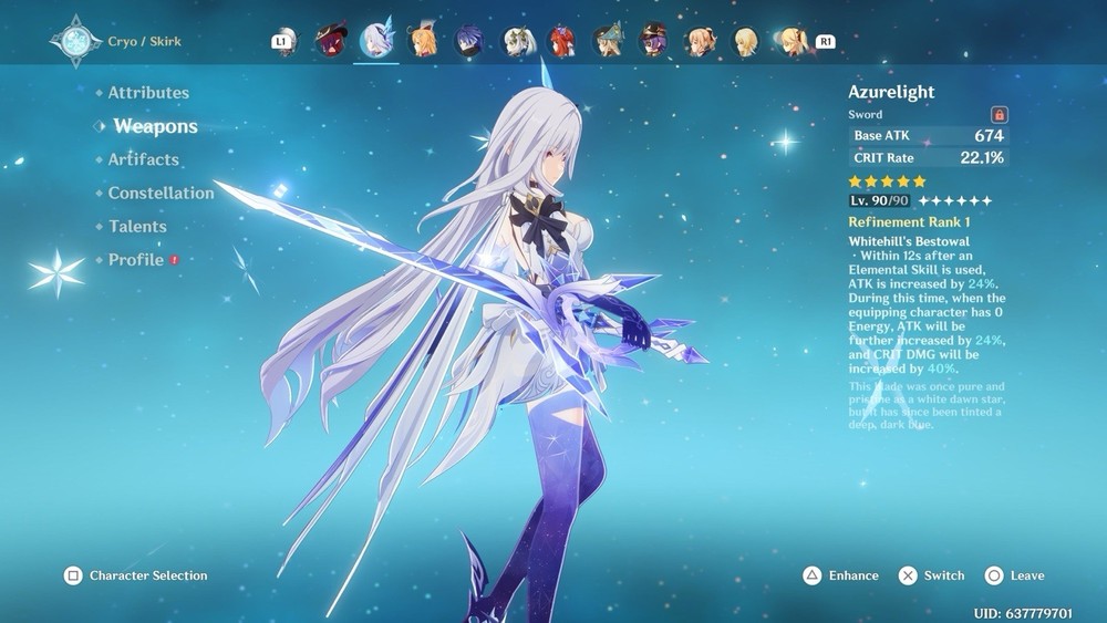 NA AR 57 Genshin Account