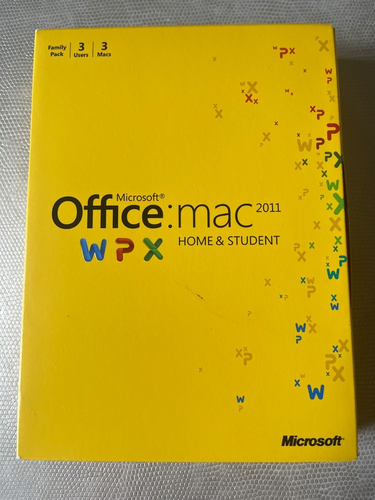 Microsoft Office Mac Home Student 2011 Family Pack + Office 2004, Virtual PC Mac
