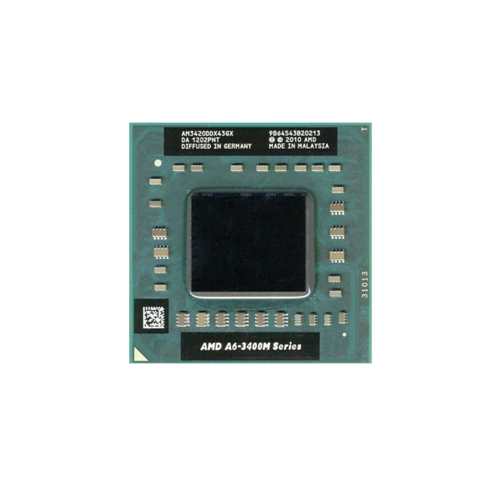 AMD A6-3420M CPU - Socket FS1 4 Cores 4 Threads 1.5GHz 1MB L2 Cache 4MB L3 Cache