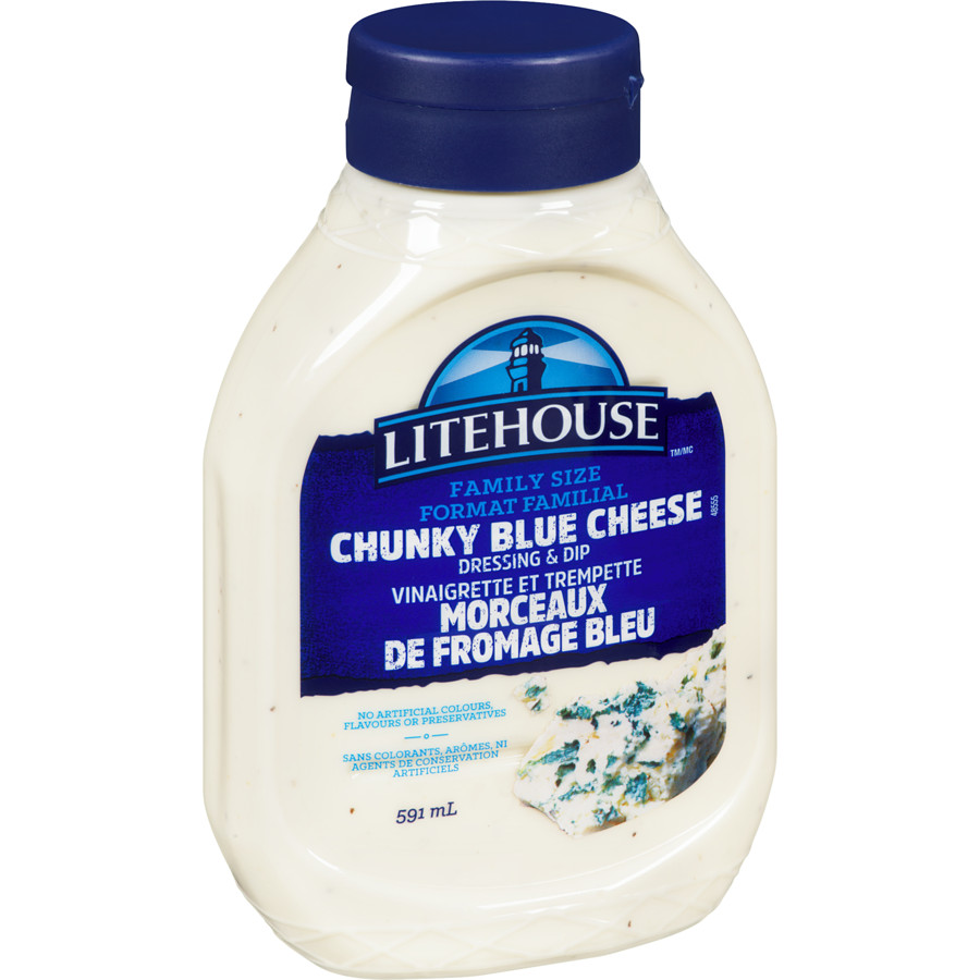 2-Pack Litehouse Chunky Bleu Cheese Dressing Squeeze Bottle