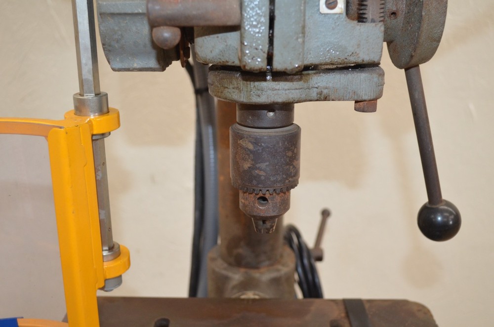 Nice Clausing 15" Variable Speed Floor Drill Press w/ Pro Tech Systems Shield
