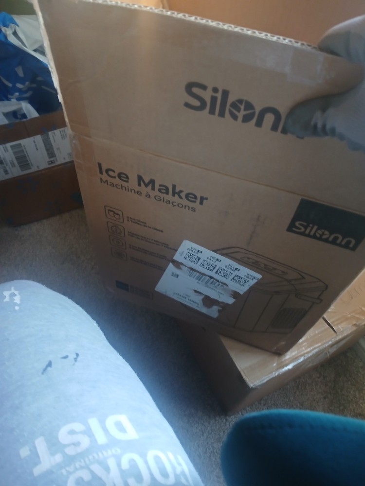 Nugget Ice Maker Countertop, Silonn Chewable Pellet Ice Machine With Function,