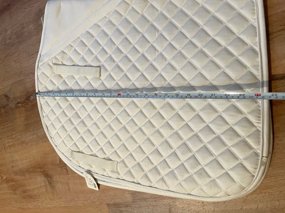 Roma Coolmax White AP Saddle Pads New With Tags