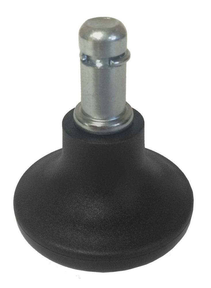 Short Low Profile Bell Glides for Office Task Chairs & Drafting Stools -Set of 5