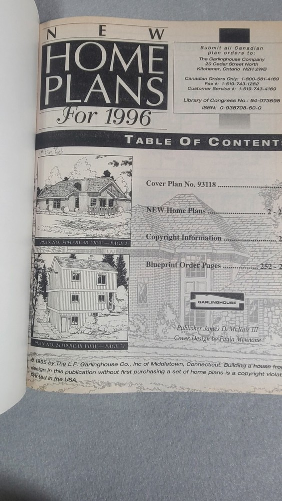Home Plans-1996