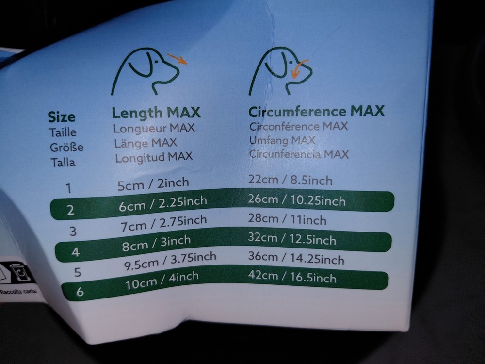 Baskerville Ultra Muzzle for Dogs, Size 5 - Black Open Box New