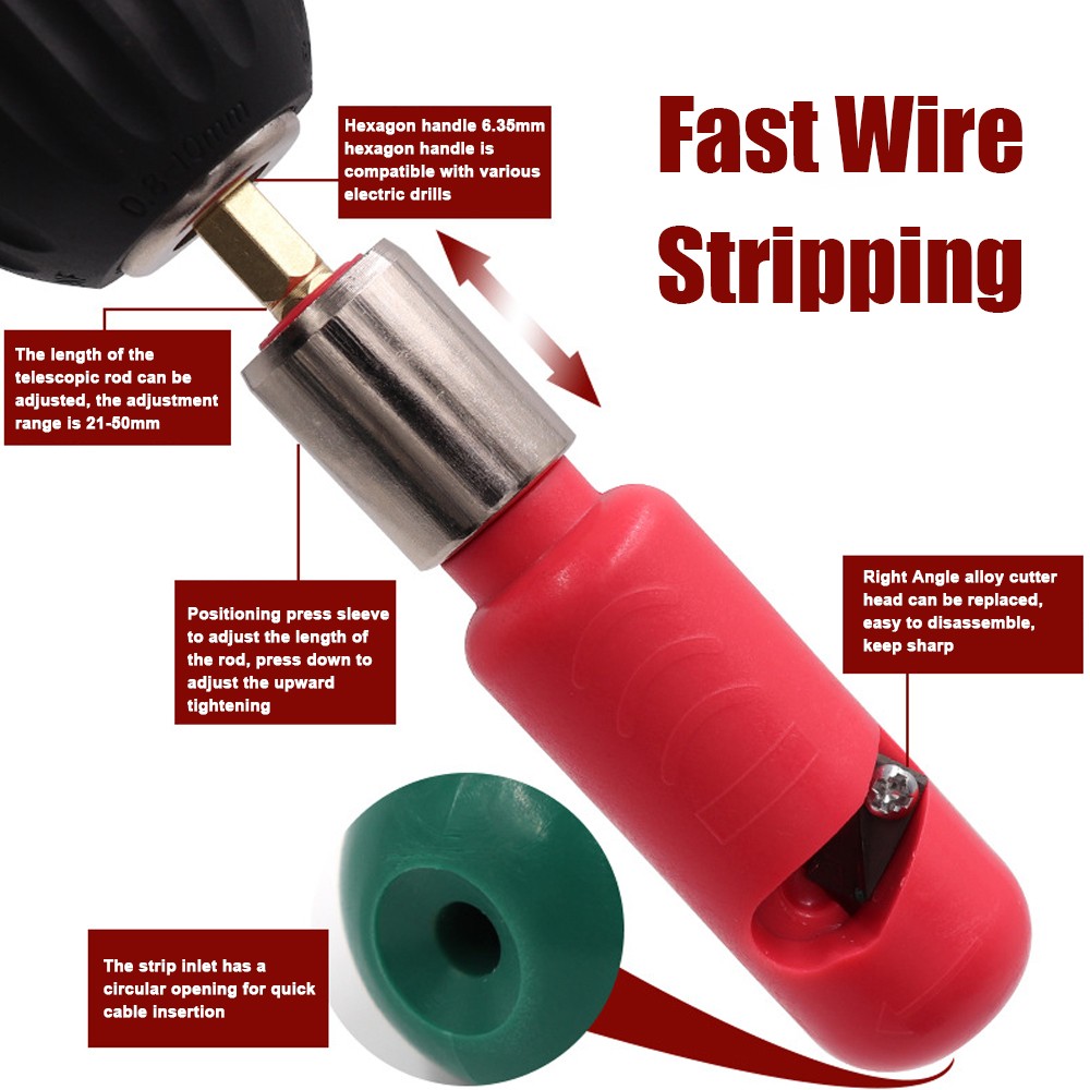 Handheld Electric Drill Wire Stripper Fast Wire Stripping Tool Electric ONUO