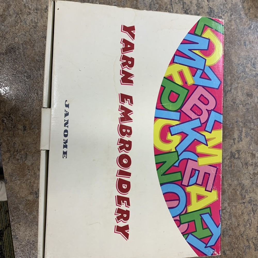 JANOME Yarn Embroidery Monogram Kit