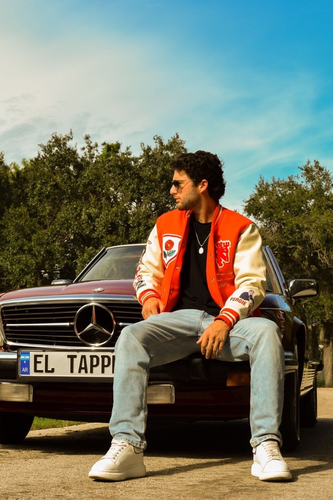 CUSTOM RED DEVIL VARSITY JACKET SIZE M - THE LETTERMAN COLLECTION