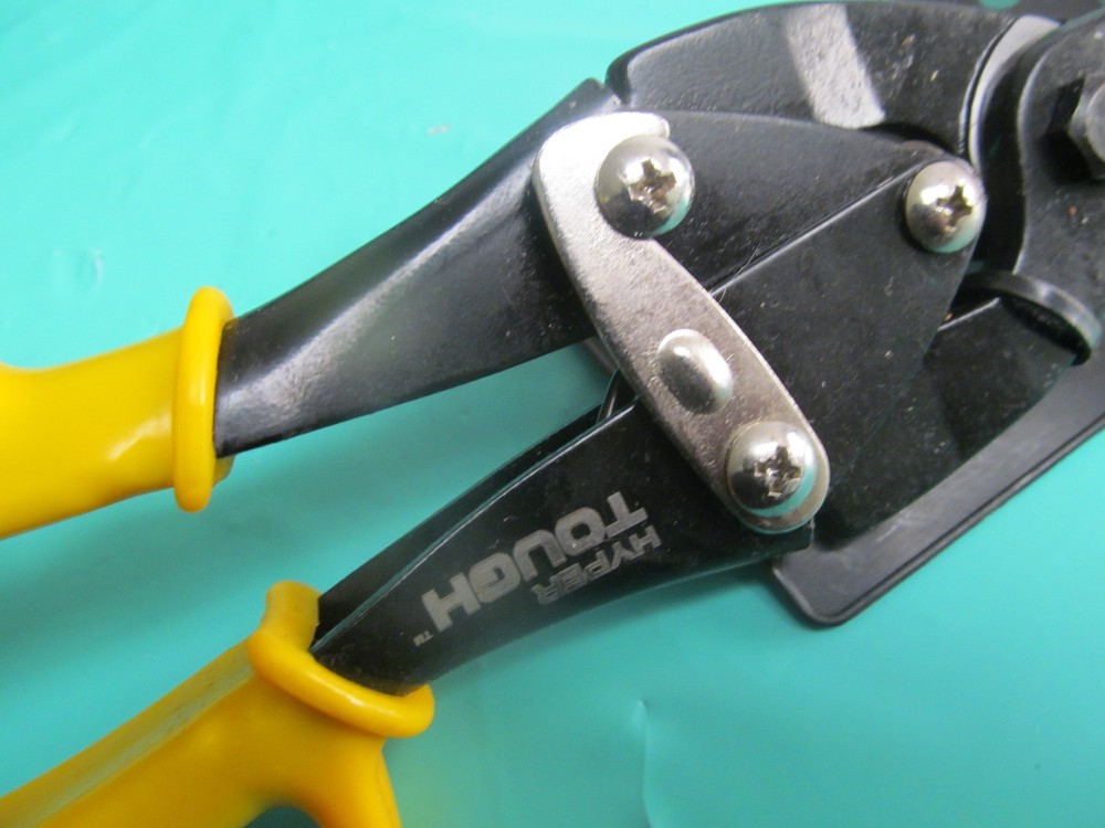 Hyper Tough 10" Aviation Snips Straight Cut Yellow Handle NEW