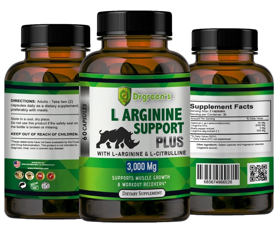 Factor L-Arginine 3000 MG, Extra Strength Nitric Oxide & Circulation Boost 1 ct