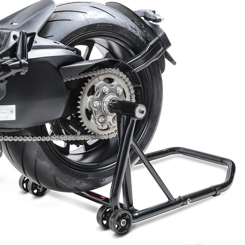 Paddock stand rear Single Ducati 996 99-01 black single sided swing