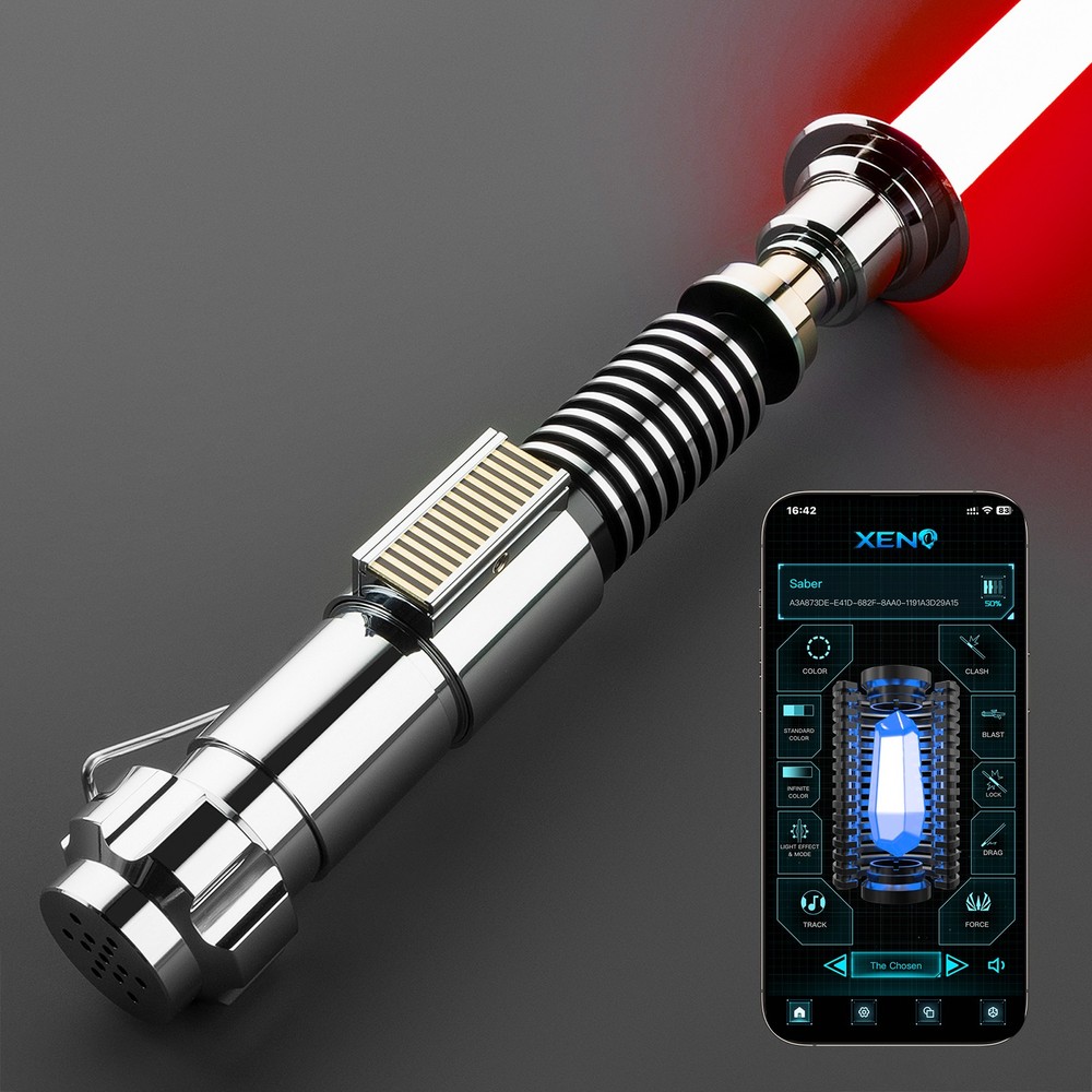 Button Spring Missing Force Lightsaber 16 RGB Motion Control Metal Hilt Dueling