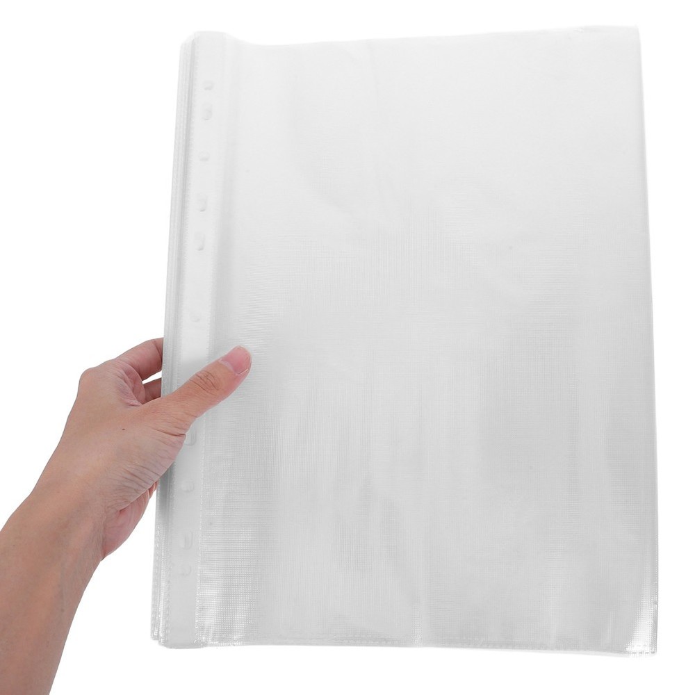 100 Pcs Bib Sheet Protector Marathon Holder Display Binder Sleeve