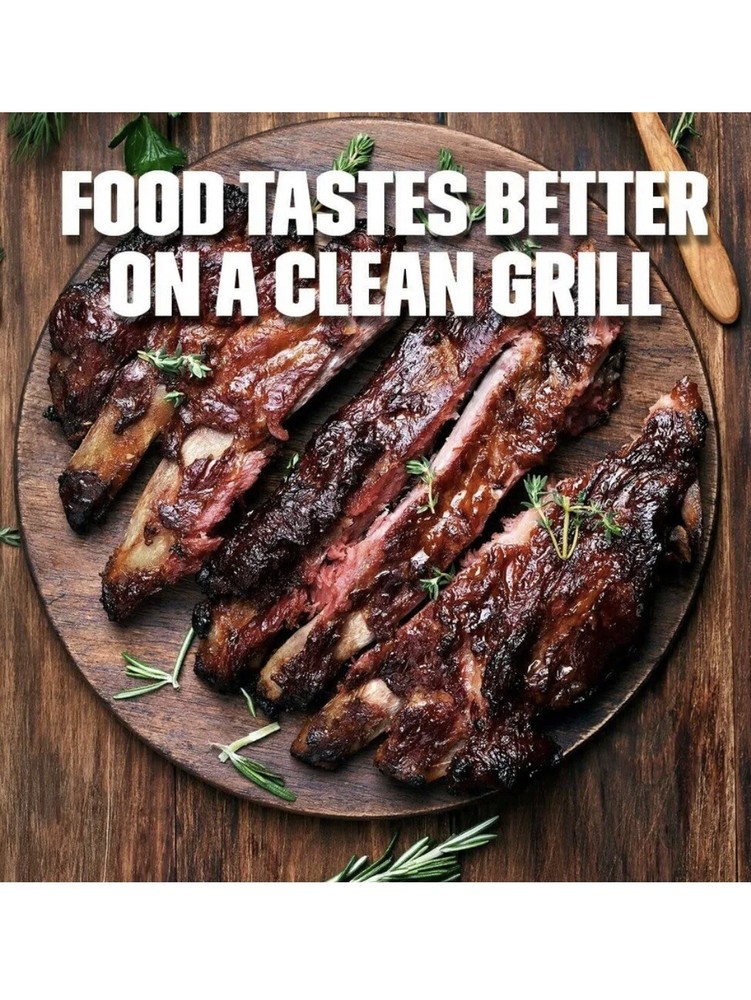 BARBECUE BBQ GRILL CLEANER SPRAY GREASE DISSOLVES BURNED-ON 12 oz