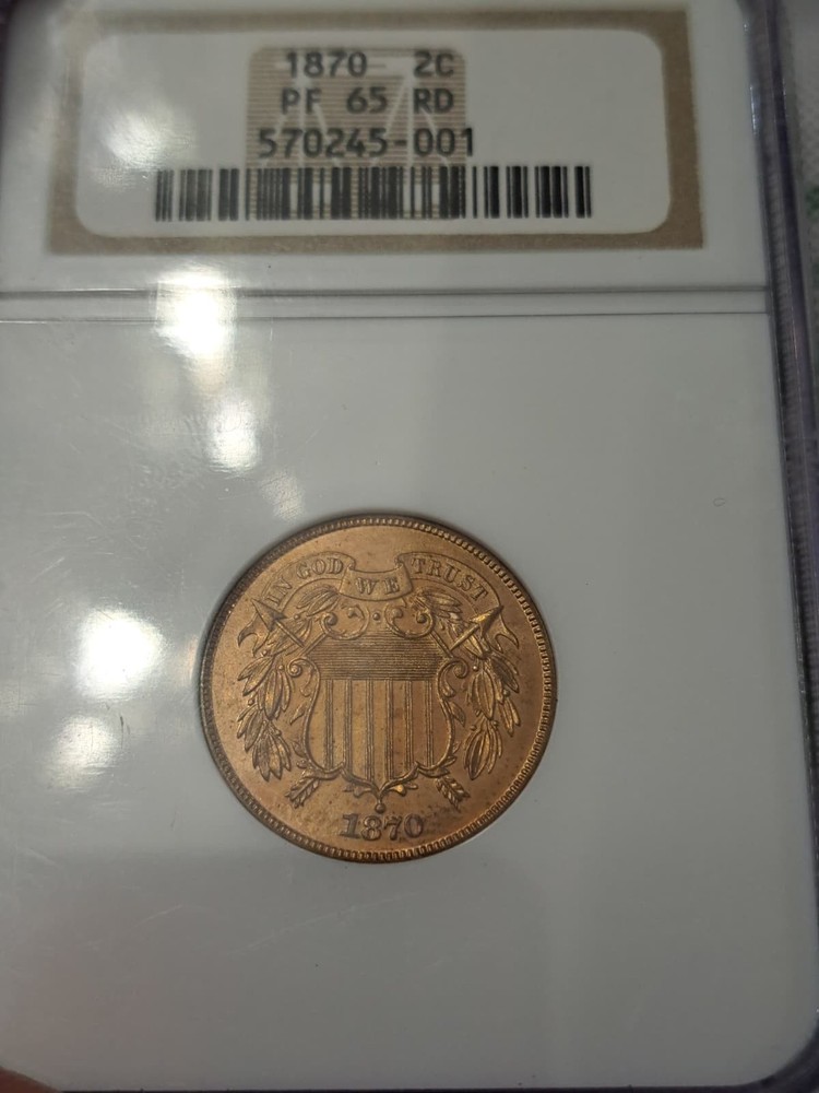 1870 2C NGC PF65 RD