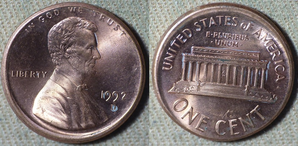Errors : 1992D Cent MAD IREC2537