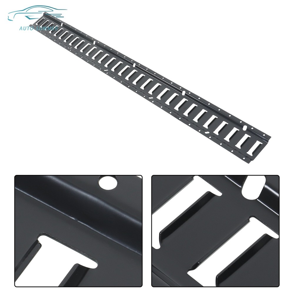 Secure Cargo 5' E Track Tie Down Rail System 28 Pack Black For Vans Trailers