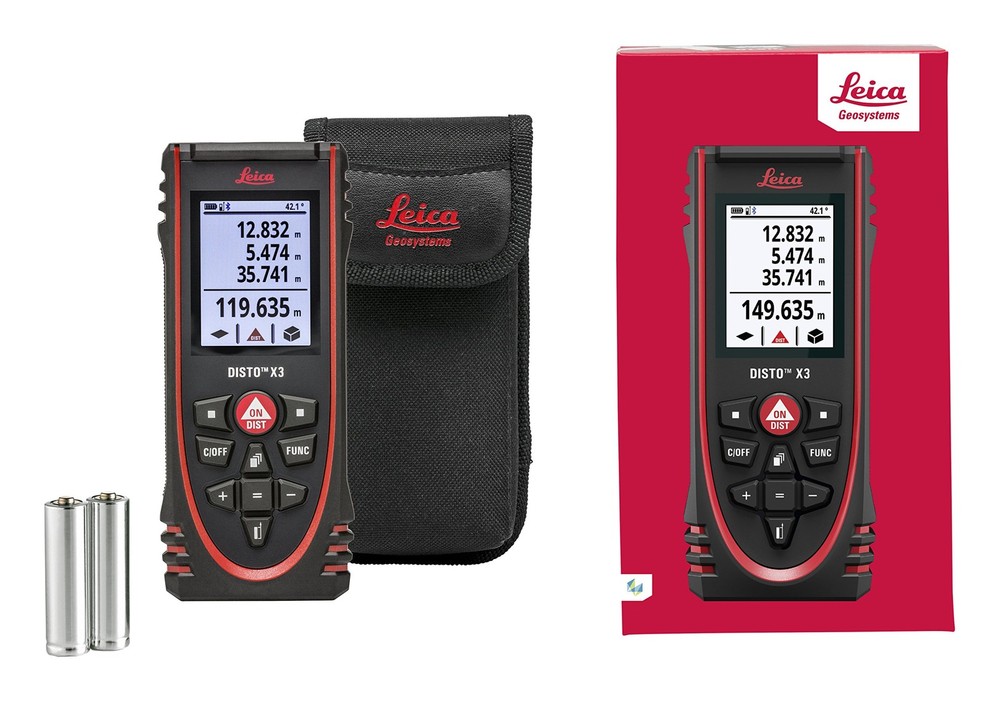 Geosystems, US Tools, LEIAD 850834 Disto x3 Laser Distance Meter