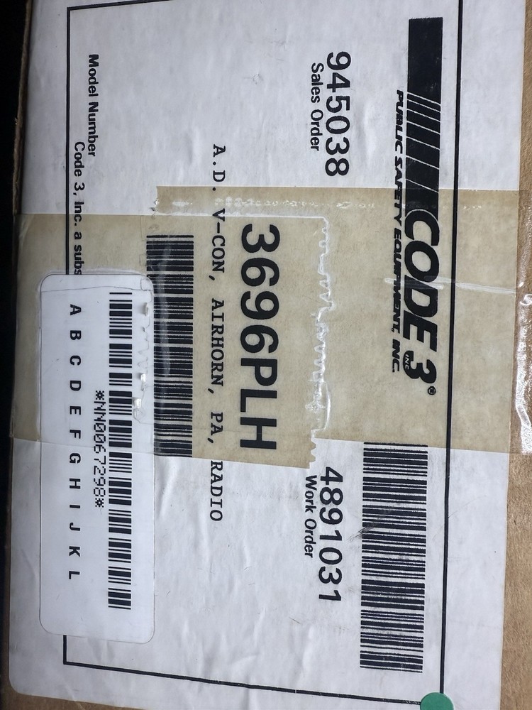 Brand New Old Stock Code 3