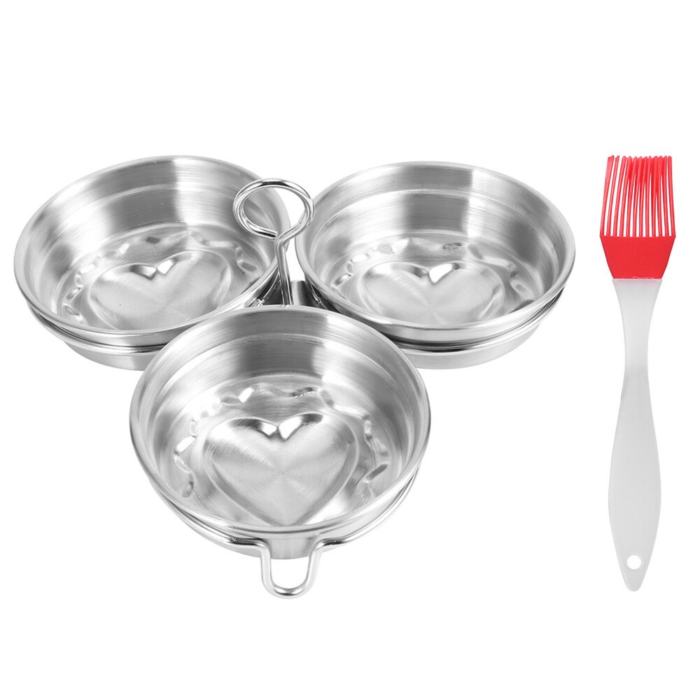 304 Stainless Steel Heart Shape Egg Mold For Kitchen Tools MH8