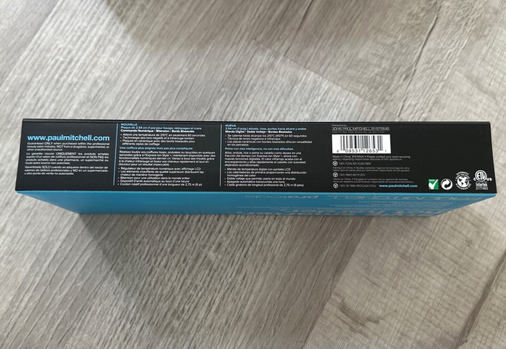 Paul Mitchell Pro Tools Express Ion Style+ 1" Ceramic Flat Iron - Silver