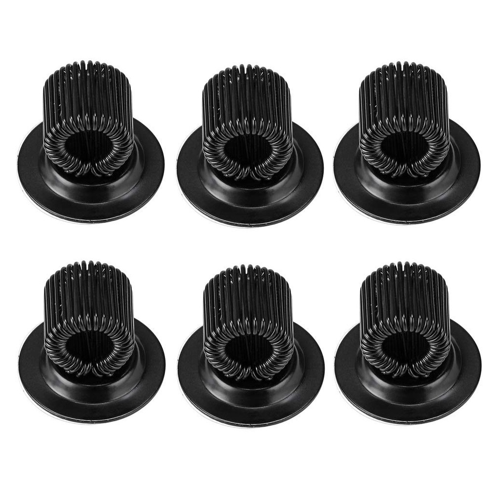 BTSKY ® 6 Pack Black Plating Pen Holder Clips- Self 6PCS-Small,