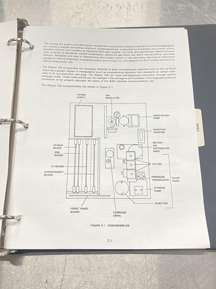 Waters Intelligent Sample Processor WISP 700 - Users Guide / Instructions Manual