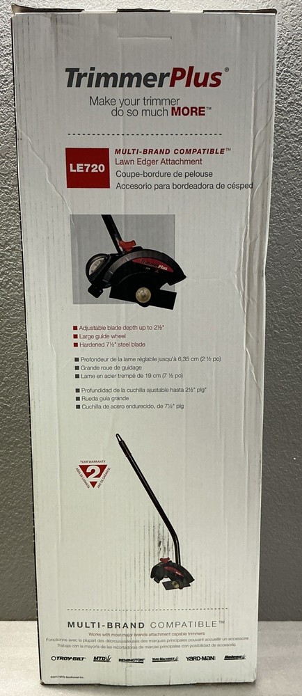 TrimmerPlus LE720 Edger Attachment MULTI-BRAND COMPATIBLE New