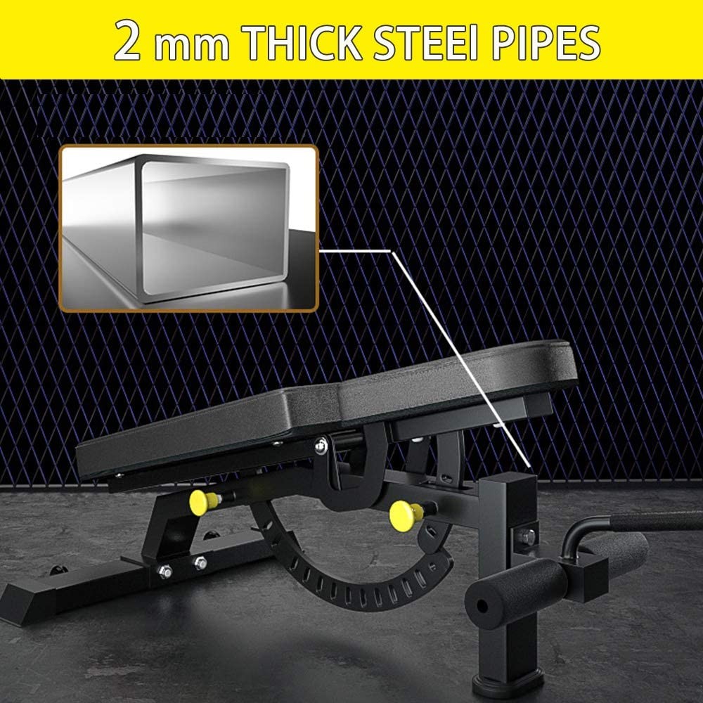 Adjustable Foldable Weight Bench for Full Body Strength Training at Home