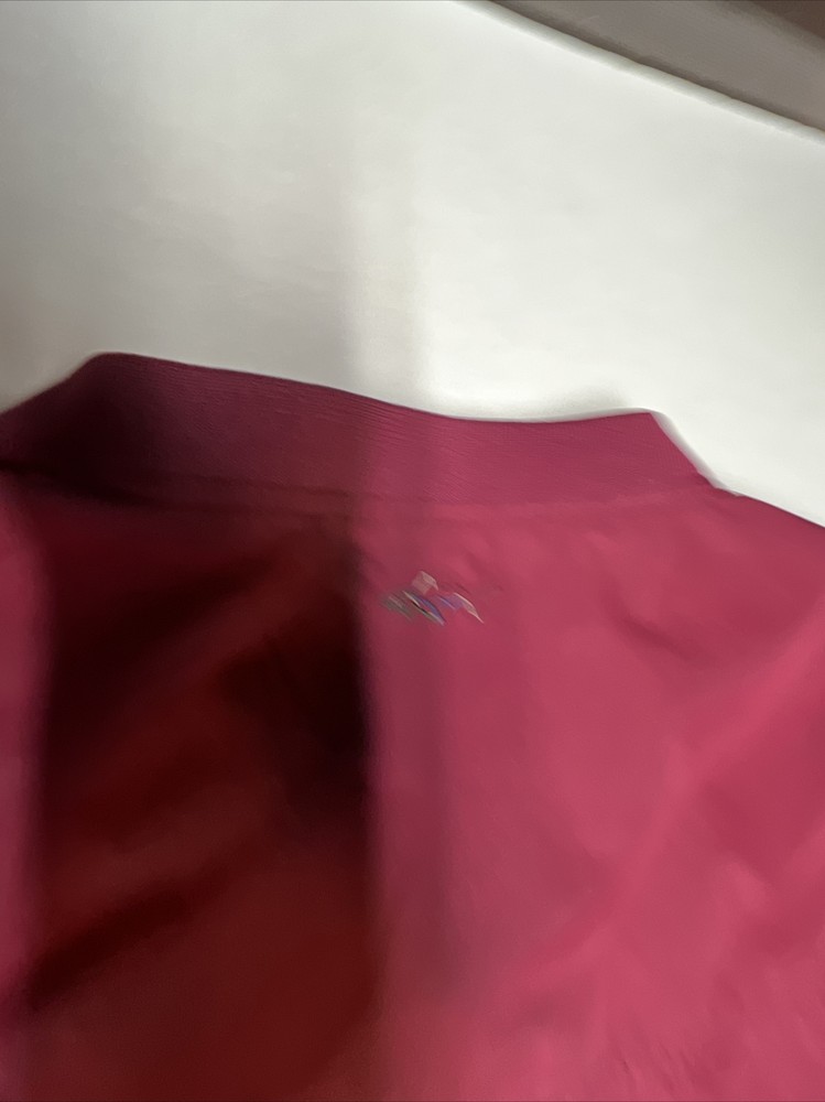 Greg Norman Golf Pullover lined Jacket Men’s XLT red zippered pockets EUC