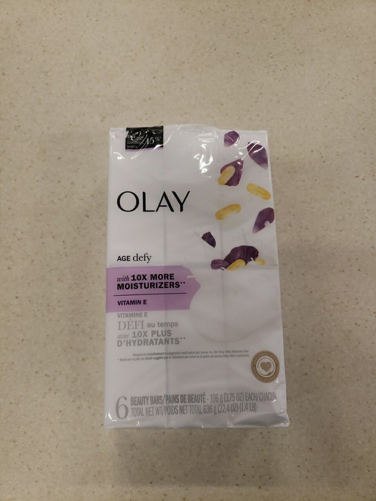 Olay Age Defying With Vitamin E Bar Soap - 6 Pack