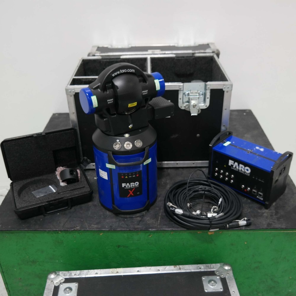 FARO Laser Tracker X V2 with Master Control Unit In Case with Accessories