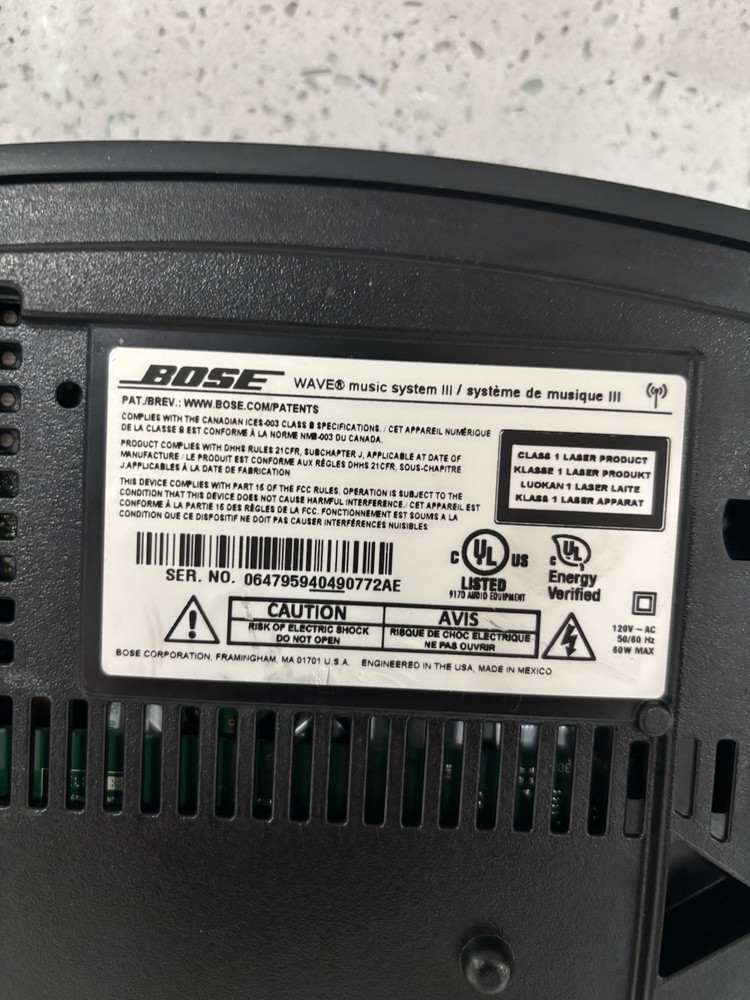 Bose Wave Music System III, Midnight Blue Limited Edition