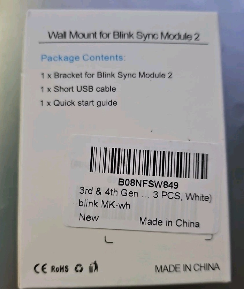 Blink Sync Module Wall Outlet Mount Module 2