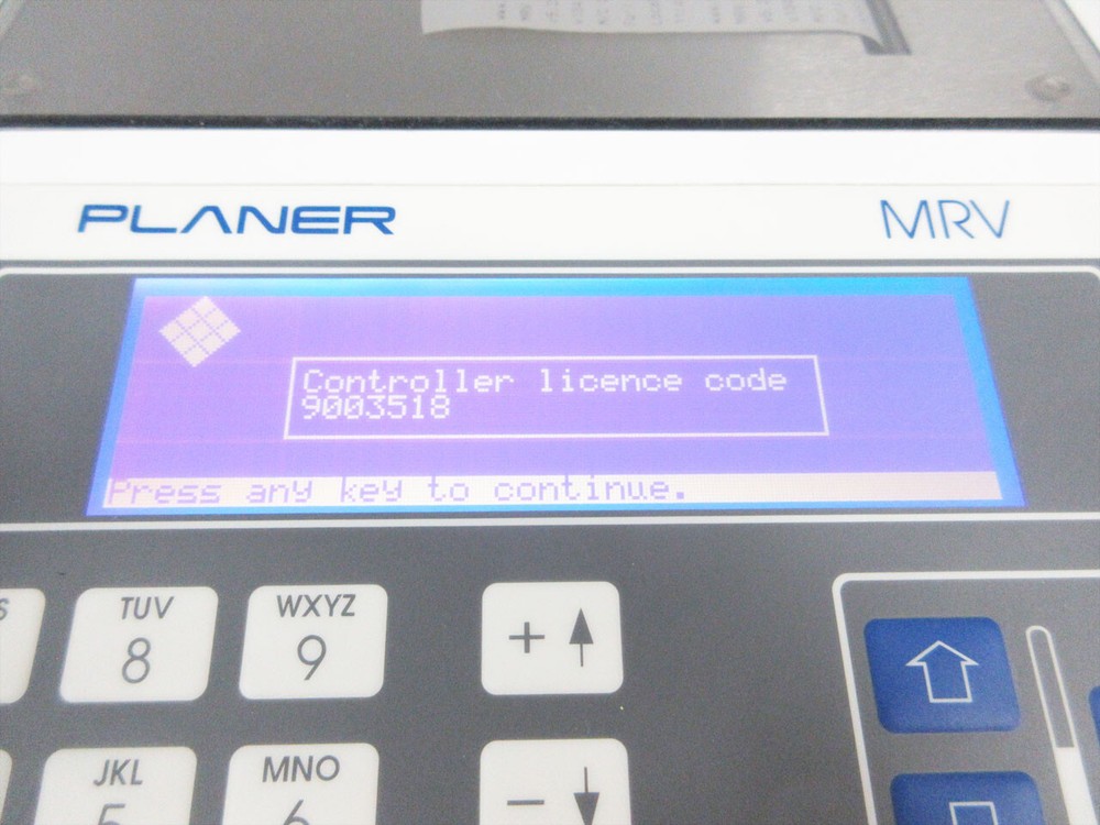 PLANER MRV UNIVERSAL CONTROLLER CONTROLLED RATE FREEZER & GDMRV-ADAPTOR