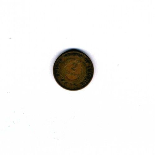 1871 Two Cent Piece 2c copper coin -GOOD