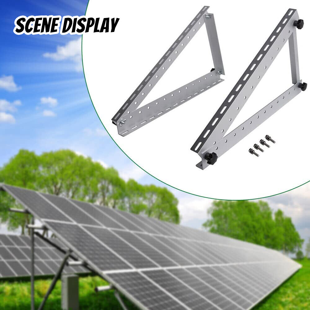 Solar Panel RV Tilt Mount Brackets Support Rooftop Flat Surface Adjustable Frame