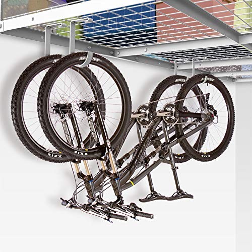 4 Pack Add On Storage Flat Hook Accessory for Garage Flat Hook x 4 White