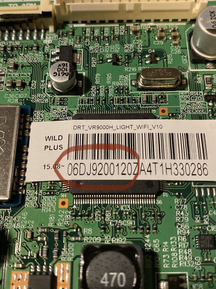 Samsung Powerbot 9000 Motherboard-code 06DJ9200120