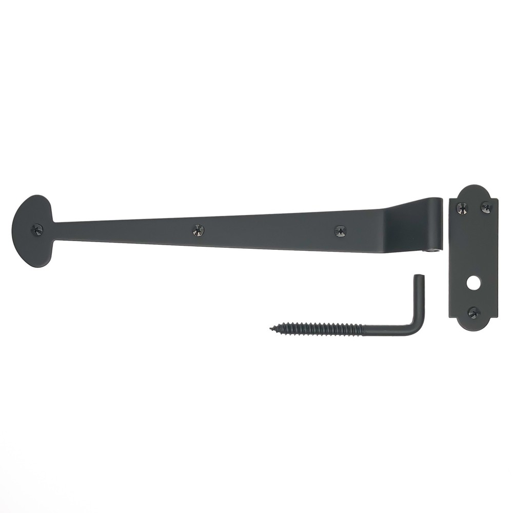 1-1/4" Offset Bean Shutter Strap Hinge & adjustable pintle
