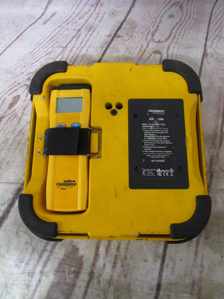 Fieldpiece wireless refrigerant scale SRS3