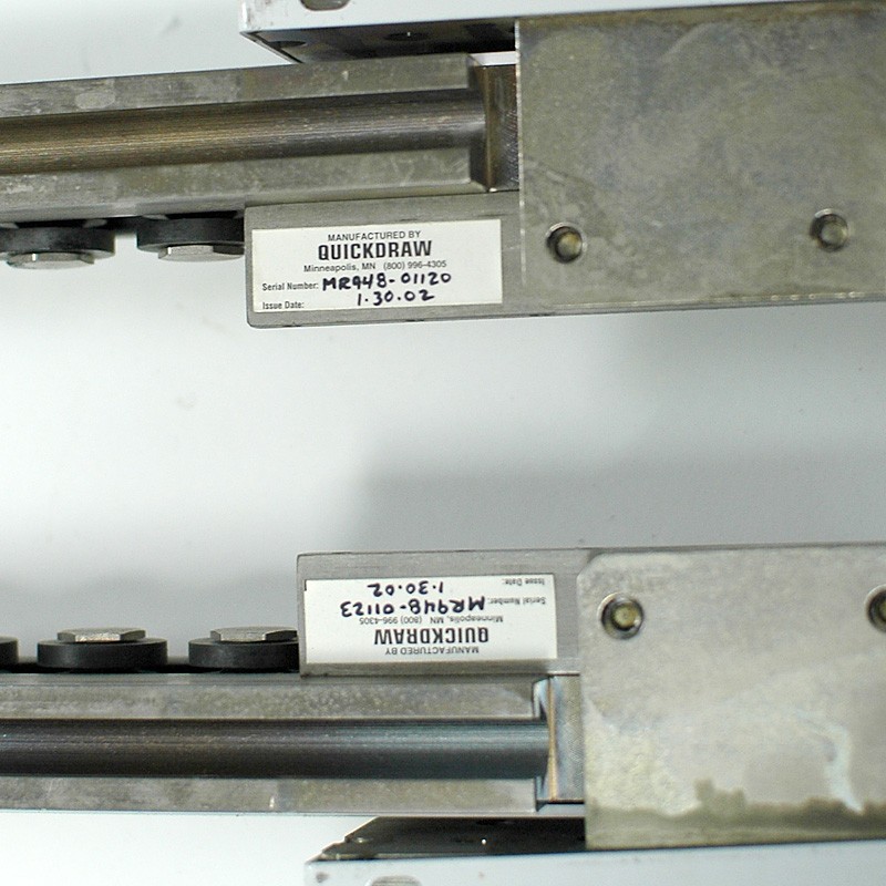 Quickdraw 48" MR Open-Center Slip-Roller Fixed Mount Conveyor System ESD *bent*