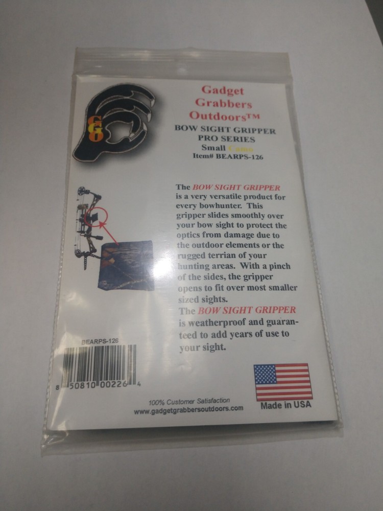 Bear Archery Scope Cover / small Camo 3.5" x 3.5"