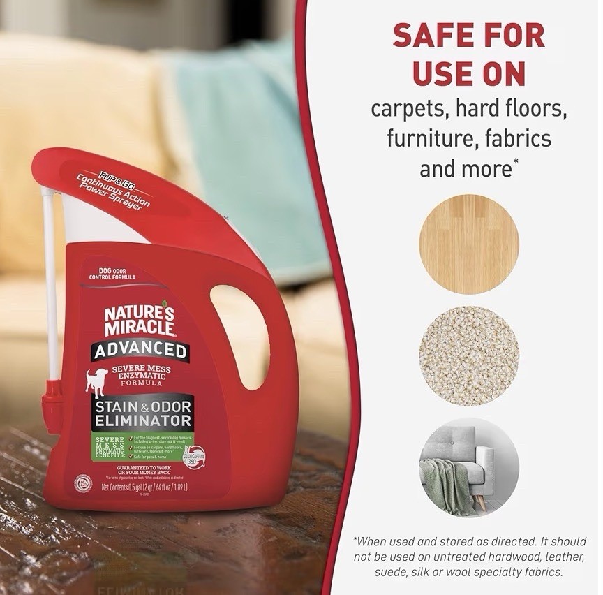 Nature's Miracle Advanced Severe Mess Enzymatic Stain & Odor Eliminator