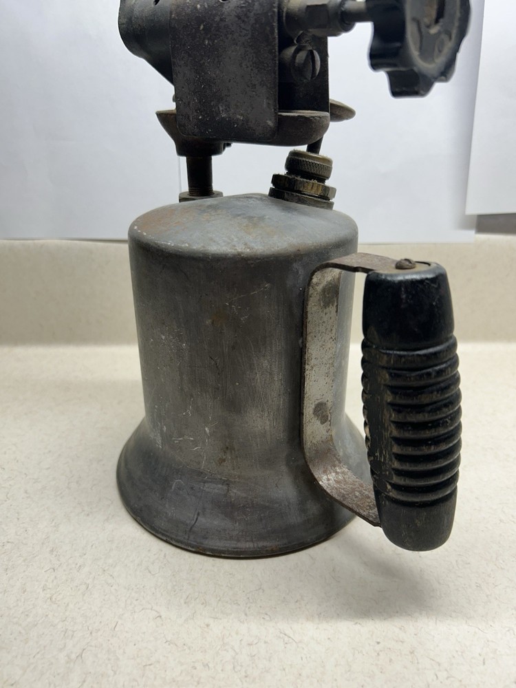 Vintage brass hand held blow torch