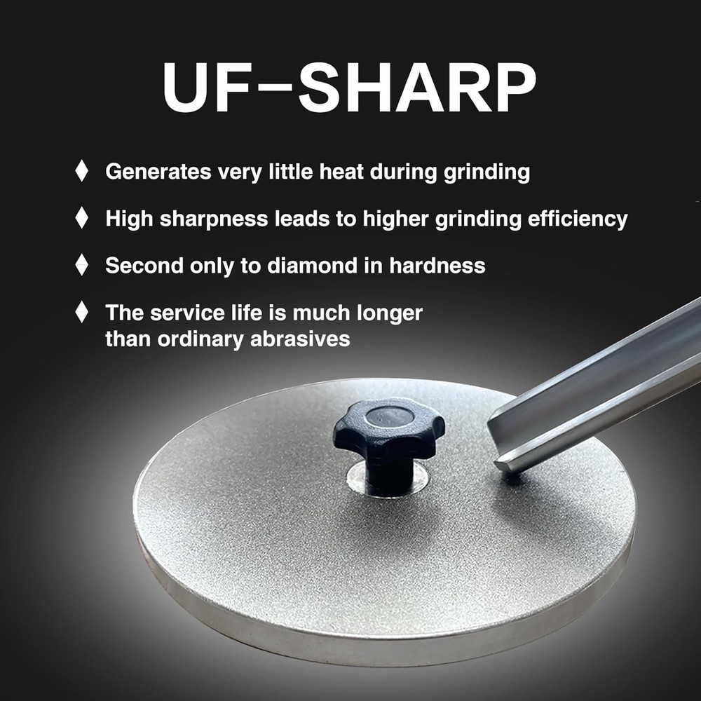Double-Sided CBN Grinding Disk for Sharpening Woodworking Tools High Speed St...