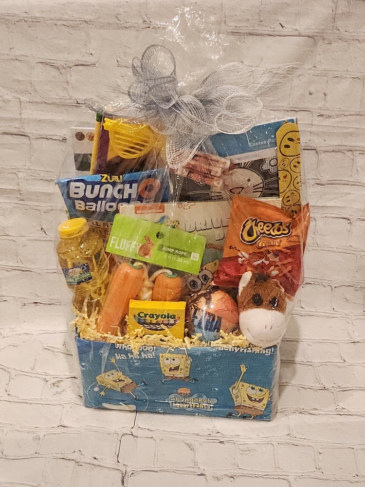 SPONGE BOB  gift basket Easter