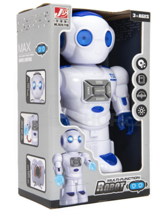 Universal Interactive Smart Robot for Kids Electromechanical Light Sounds